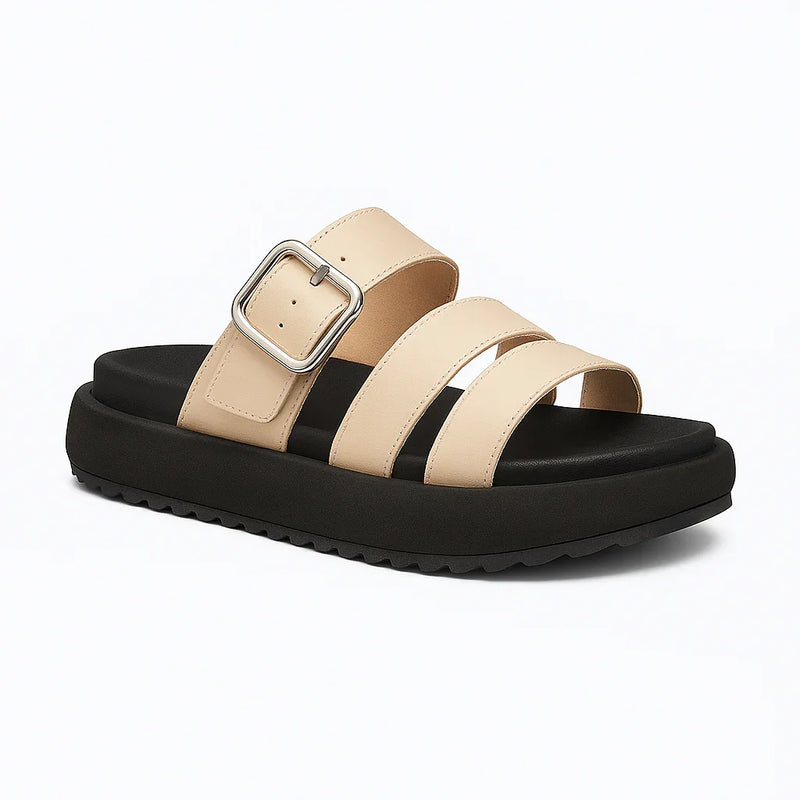 Sandalia Aura| Sandalias Femeninas Plataforma Cómoda y Moderna