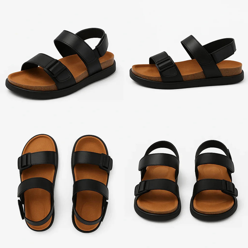 Sandalias Femeninas Doble Correa – Cómodas, Versátiles y Juveniles | Hamsa Shoes Colombia