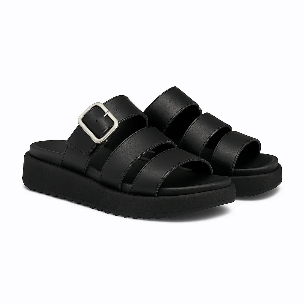 Sandalia Aura| Sandalias Femeninas Plataforma Cómoda y Moderna