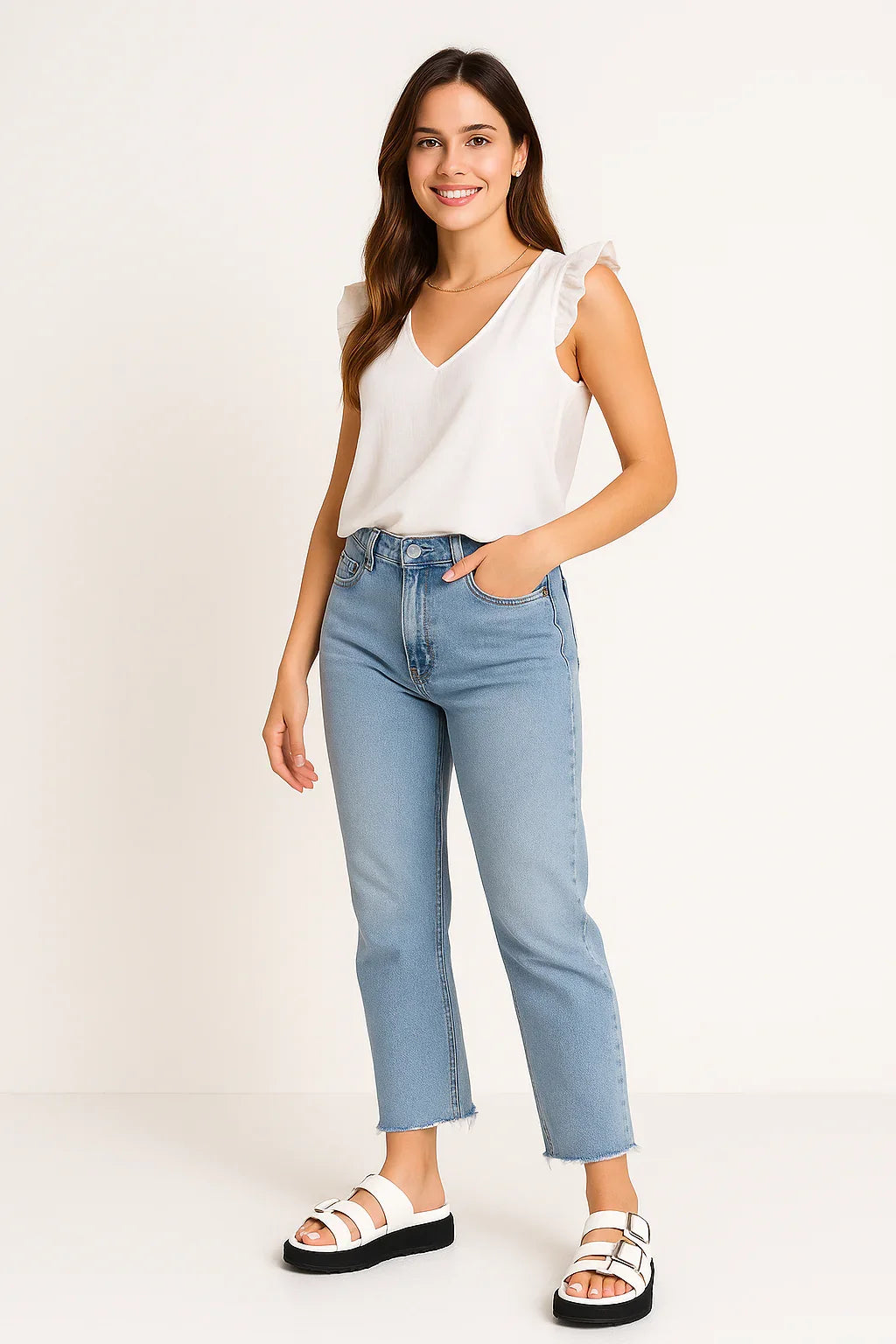 Sandalia Aura| Sandalias Femeninas Plataforma Cómoda y Moderna