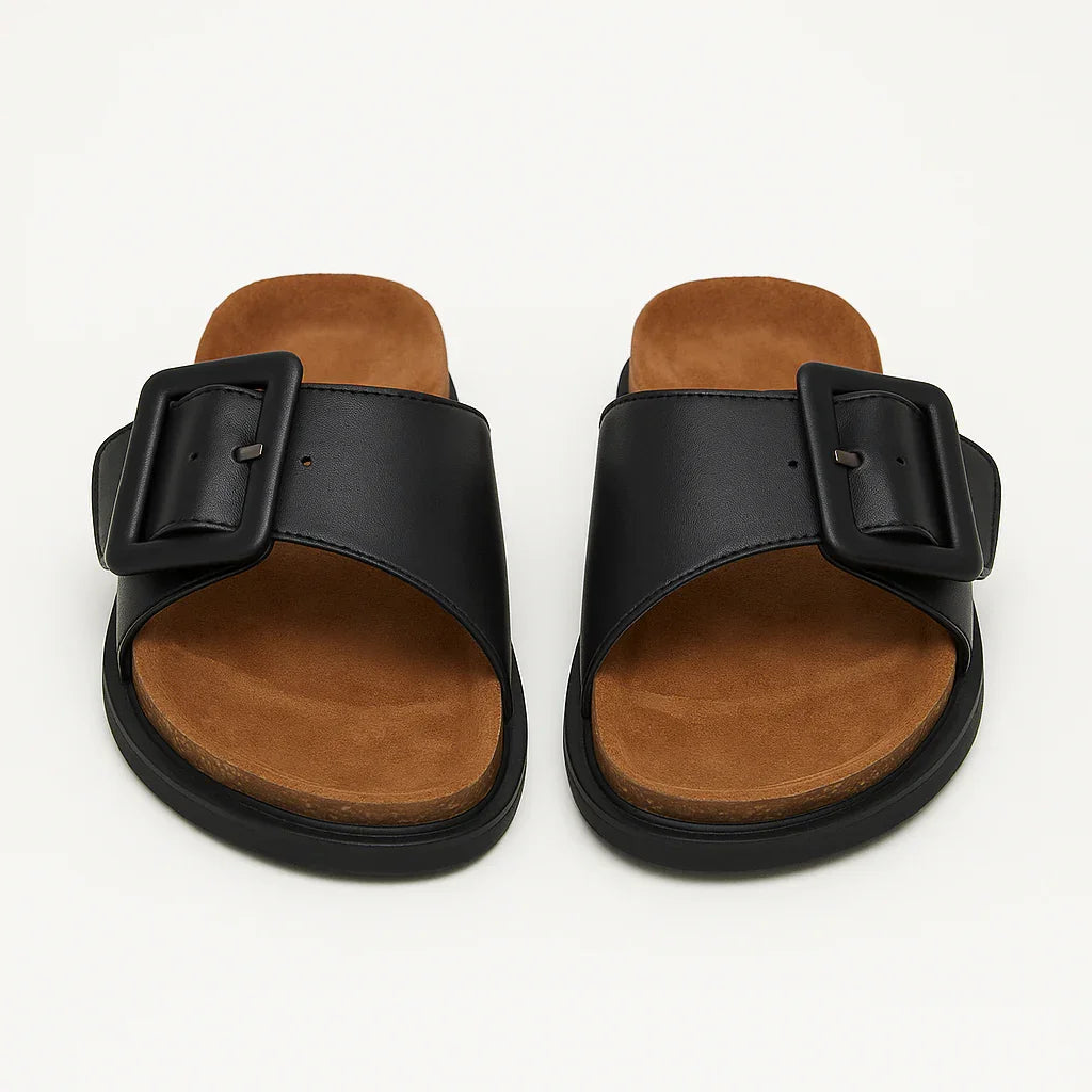 Sandalia Serena – Confort con Hebilla Decorativa | Camina con Confianza y Elegancia